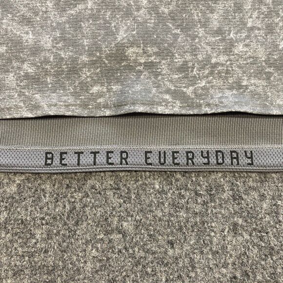 Lululemon Textured Tech Hoodie Adult XXL Gray White Tie Dye Active Training - Picture 4 of 16